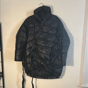 Universal Standard Black Puffer Coat